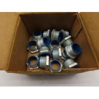 3/4" insulated chase nipple malleable T&B 1943 lot of 16pcs