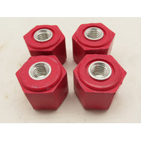 LOT of 4 New Glastic 1" Standoff Electrical Insulator 3/8-16 Thread