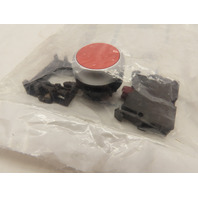 Eaton M22-D-R-K01 Red Momentary Push Button &oslash;22.5mm 1NC Contact 600VAC 10A