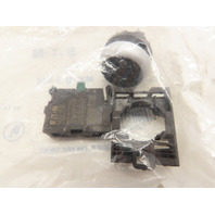 QTY 2 Eaton M22-D-S-K10 Pushbutton Non-Illuminated 1NO Black NEMA 3/3R/4/4X/12