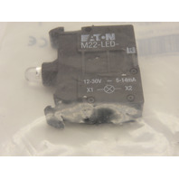 QTY 5 NEW EATON MOELLER M22-LED-R 12-30 VDC RED LED PILOT LIGHT LAMP MODULE M22