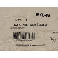 EATON M22-CLED-W Push Button LED Light Unit White 12-30V PILOT LIGHT LAMP