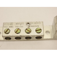 Qty-11 new assorted Eaton Terminal Ground Bars