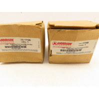 QTY 2 ANDERSON 17165 2 3/4" .020 SS WIRE SINGLE ROW KNOT CUP BRUSHES