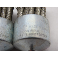 QTY 5 Weiler 10032 1-1/8-Inch Heavy Duty Knot Wire End Brush .020" SS Fill