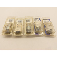 QTY 5 RADNOR End Brush 1" Knot .020 Wire 1/4" Stem MPN 64000422