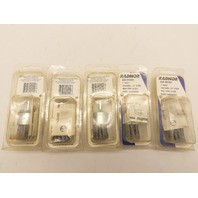 QTY 5 RADNOR End Brush 1" Knot .020 Wire 1/4" Stem MPN 64000422