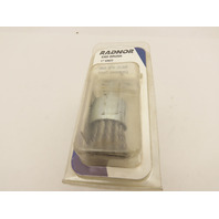 QTY 5 RADNOR End Brush 1" Knot .020 Wire 1/4" Stem MPN 64000422