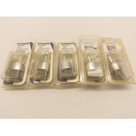 QTY 5 RADNOR End Brush 1" Knot .020 Wire 1/4" Stem MPN 64000422