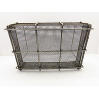 Heavy Duty Woven Stainless Steel #4 Mesh Parts Washer Dip Basket 12x18x4"