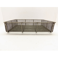 Heavy Duty Woven Stainless Steel #4 Mesh Parts Washer Dip Basket 12x18x4"