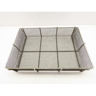 Heavy Duty Woven Stainless Steel #4 Mesh Parts Washer Dip Basket 12x18x4"