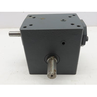 Hub City 0230-02306 21125-1AWR 25:1 Right Angle Gear Reducer Dual Output Shaft