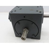 Hub City 0230-02306 21125-1AWR 25:1 Right Angle Gear Reducer Dual Output Shaft