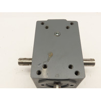 Hub City 0230-02306 21125-1AWR 25:1 Right Angle Gear Reducer Dual Output Shaft
