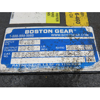 Boston Gear Right Angle Hollow Shaft Gear Reducer 56C 552.222:1 Ratio 3.17 RPM