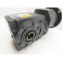 Boston Gear Right Angle Hollow Shaft Gear Reducer 56C 552.222:1 Ratio 3.17 RPM