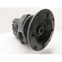 Boston Gear Right Angle Hollow Shaft Gear Reducer 56C 552.222:1 Ratio 3.17 RPM