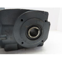 Boston Gear Right Angle Hollow Shaft Gear Reducer 56C 552.222:1 Ratio 3.17 RPM