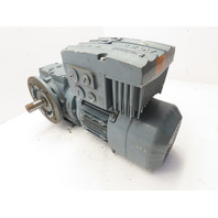 SEW-EURODRIVE 29:1 Gear Motor 1/2 .5Hp 9.7-48RPM Brake Inverter