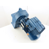 Sew Hollow Shaft Mounted Gear Motor 3Hp 197:1 Ratio Brake MM22D-503-00 Inverter