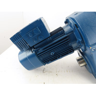 Sew Hollow Shaft Mounted Gear Motor 3Hp 197:1 Ratio Brake MM22D-503-00 Inverter