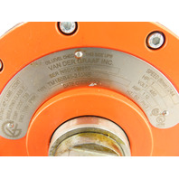 Van Der Graaf Power Roller Belt Conveyor Drum Motor 1Hp 460V 6-1/2"Dia 244FPM