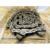 Allied-Locke Industries 160-1CP Roller Chain w/#458 Forged Dogs on 8"centers 10'