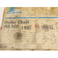 Tsubaki USA 100HRB #100H (100-1H) HEAVY Roller Chain 10FT w/ 1 Master Link