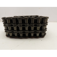 Tsubaki RS60-3R Steel Roller Chain Triple Strand 54.75"Long with Connecting Link