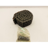 Tsubaki RS60-3R Steel Roller Chain Triple Strand 54.75"Long with Connecting Link