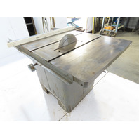 Rockwell Delta 12/14" Tilting Arbor Table Saw 7-1/2 7.5Hp Biesemeyer Rip Fence
