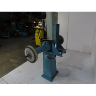 2 HP 1750 RPM 14" Pedestal Grinder/Buffer 57"wide 1-1/4"Arbor starter 230/460V