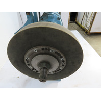 2 HP 1750 RPM 14" Pedestal Grinder/Buffer 57"wide 1-1/4"Arbor starter 230/460V