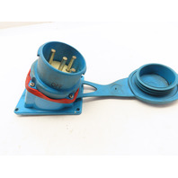 Meltric 33-68043 DS Switch Rated Inlet Plug 60A 480V 3Ph W/Angled Base 3R