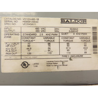 Baldor VS1GV460-1B VFD Closed loop H2 vector AC Drive 60Hp 480V 3PH