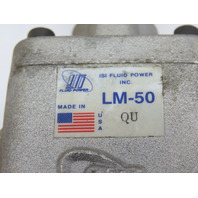 ISI Fluid Power LM-50 1/2-inch NPT pneumatic lockout/shut-off valve NEW