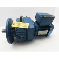 Sew RF47DRS71S4/ACB8 56.73:1 Ratio 30 RPM .5Hp 460V Inline Shaft Gear Motor