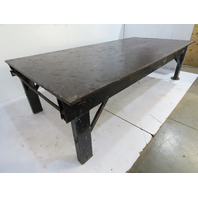 Heavy Duty Steel Welding Layout Work Table Bench 5' x 10'6" x 7/8"Thick