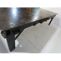Heavy Duty Steel Welding Layout Work Table Bench 5' x 10'6" x 7/8"Thick