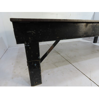 Heavy Duty Steel Welding Layout Work Table Bench 5' x 10'6" x 7/8"Thick