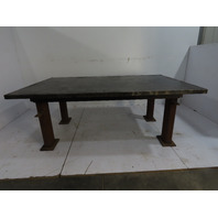 Heavy Duty Steel Welding Layout Work Table Bench 5'x8'x2"Thick