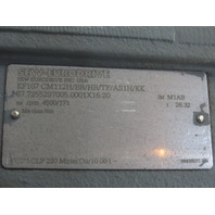 Sew PO32 KF107CM112H/BR/HR/TF/AS1H/KK 529.3:1 Ratio 8.5RPM 41Hp 400V Gear Motor