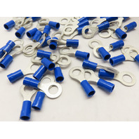 Molex RING INSULKRIMP 14-16 Awg Blue .265" hole Stud Size 1/4" (M6) Box of 1000