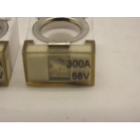 Lot of 2 Cooper Bussmann MRBF-300 300A 58VAC Fuse
