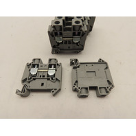 Eaton XBUT16 Lot of 8 DIN Rail Terminal Blocks 600v 101a 16-4Awg 14mm