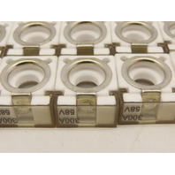 Lot of 10 Cooper Bussmann MRBF-300 300A 58VAC Fuse