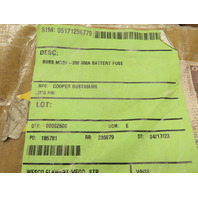 Lot of 10 Cooper Bussmann MRBF-300 300A 58VAC Fuse
