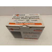 Spotnail 1605PG Wide Crown Staples 16Ga Galv Chisel Point 1"Crown 5/8"Long 5000