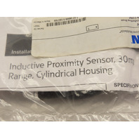 Eaton E57YED636W 30mm Tubular Inductive Prox Sensor NO & NC Contacts 10-55 VDC